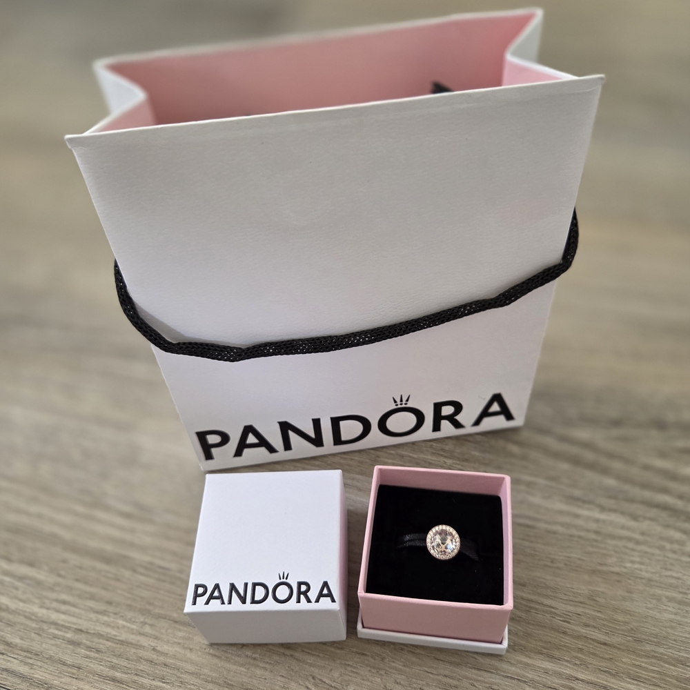 Pandora Rose Radiant Hearts Charm